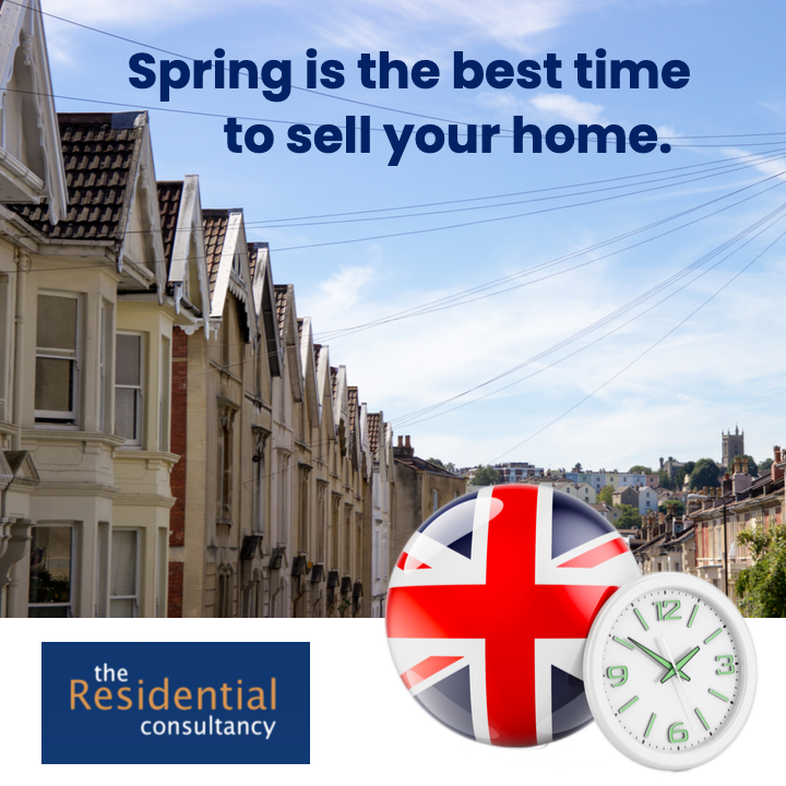 An ad for the residential consultancy says spring is the best time to sell your home