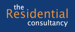A blue and orange logo for the residential consultancy