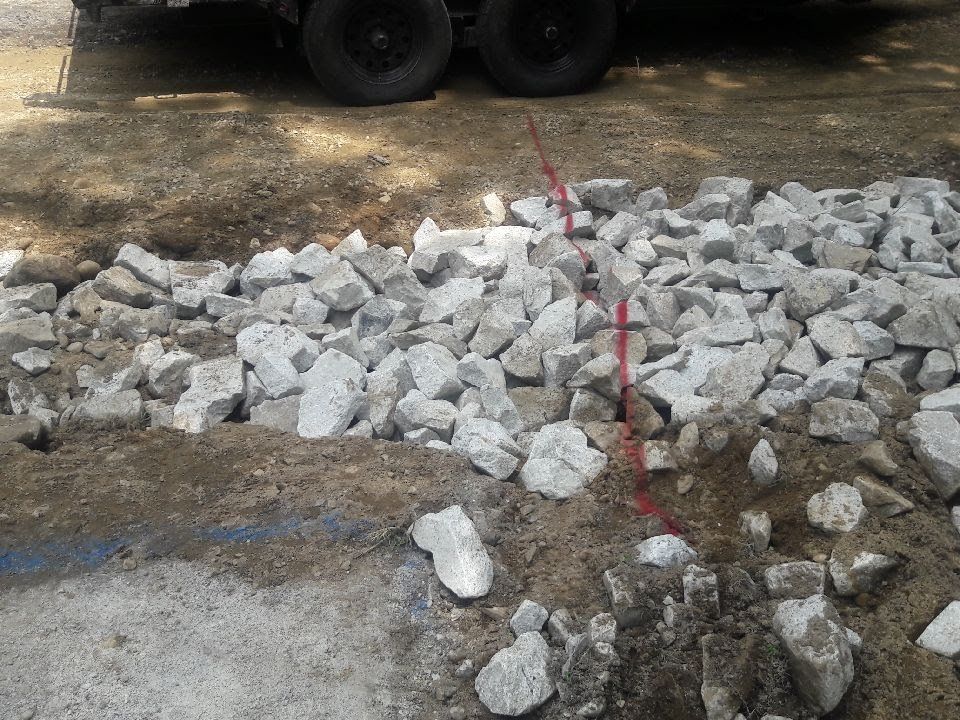 Construction Site Full of Rocks