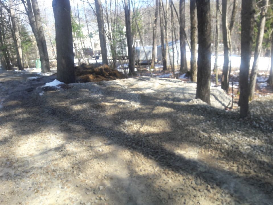 Driveway Construction Site