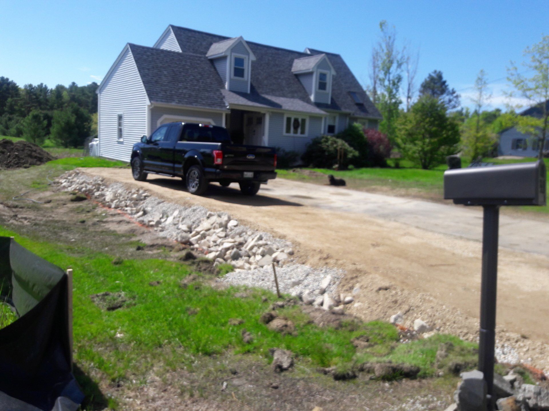 Pick Up Truck Parked in a Driveway