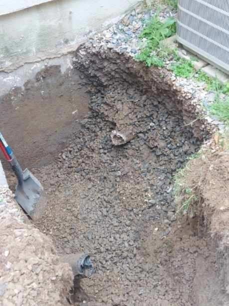 Excavation for a New Foundation
