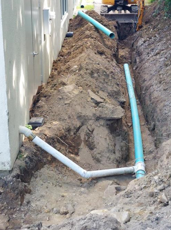 On Going Pipe Installation