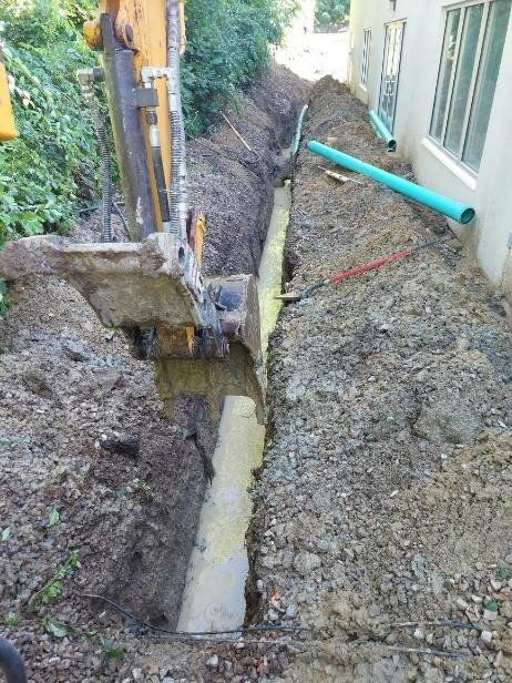 New Residential Pipe Line Excavation
