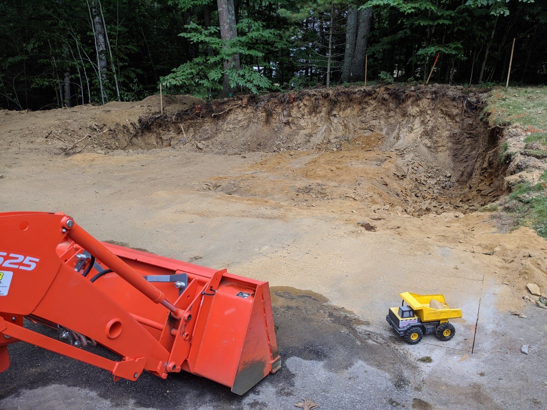 Loader With a Toy Truck