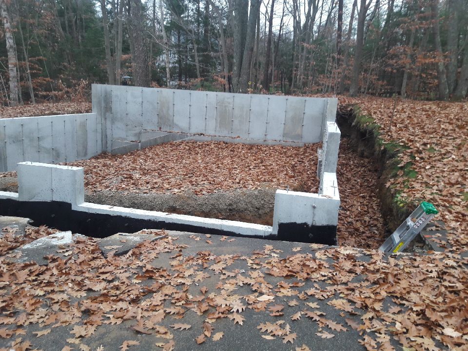 Newly Constructed Foundation