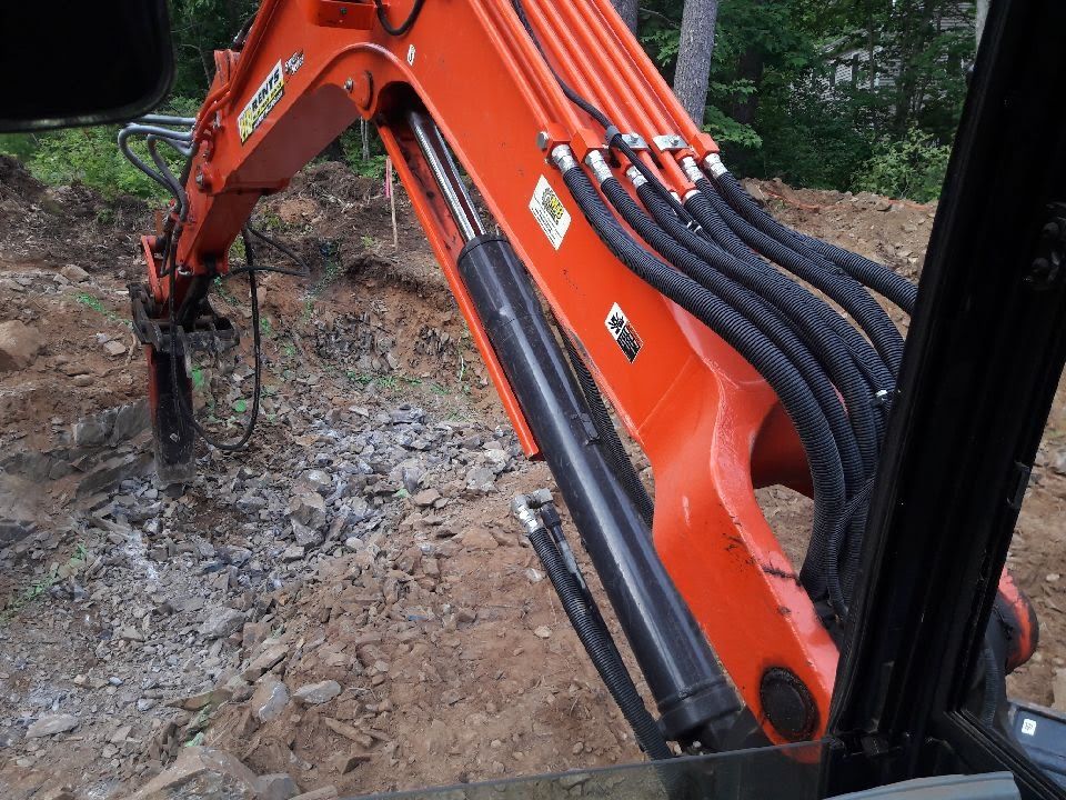 Excavator Digging