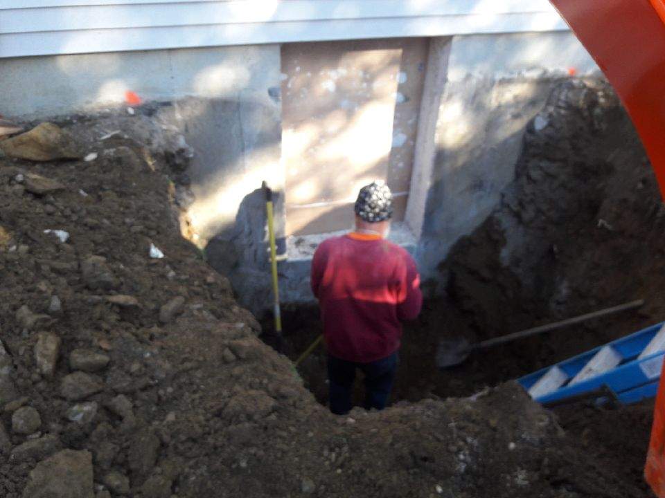 Worker Doing Construction