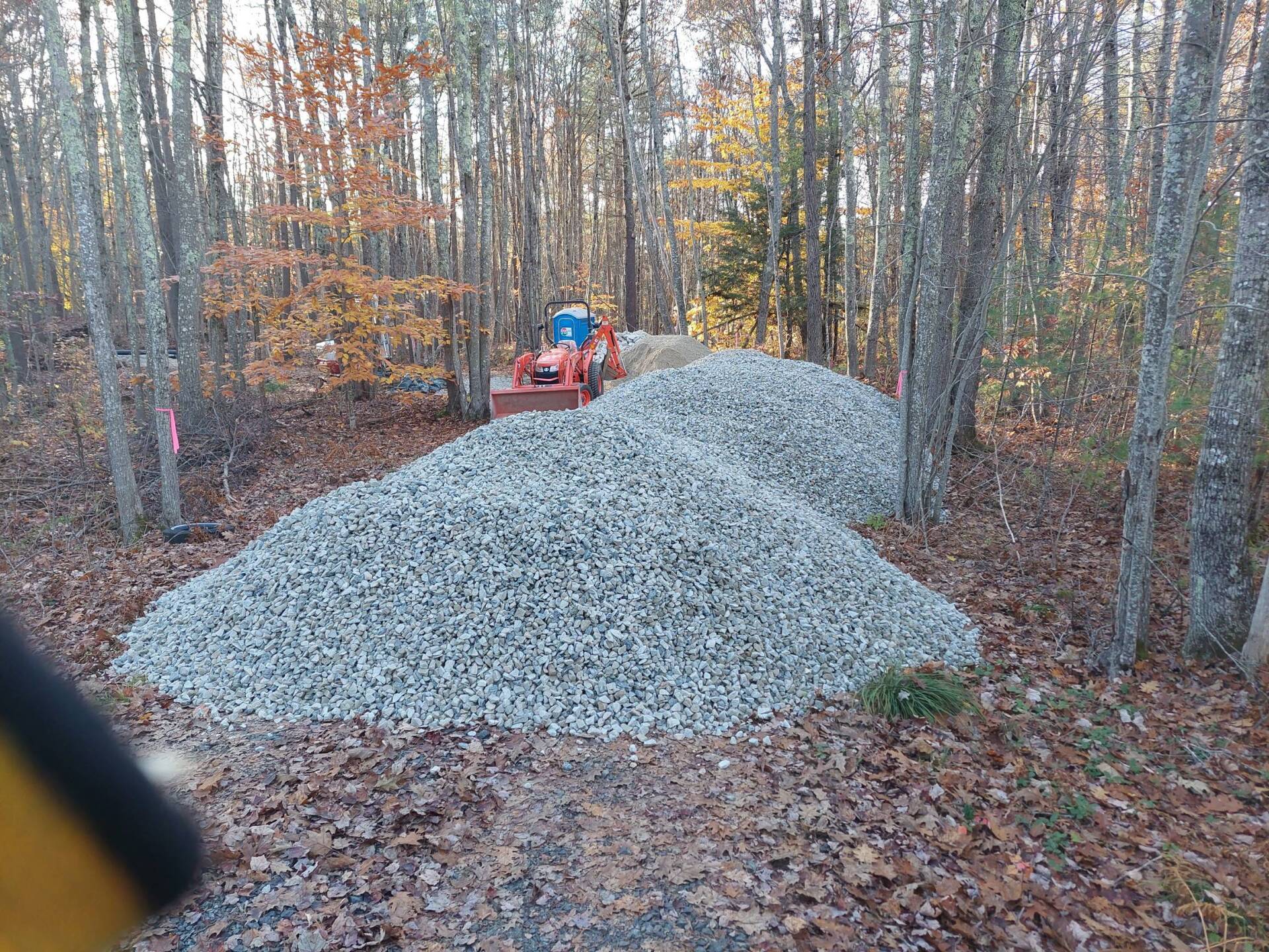 GRAVEL FOR NEW DRIVEWAY