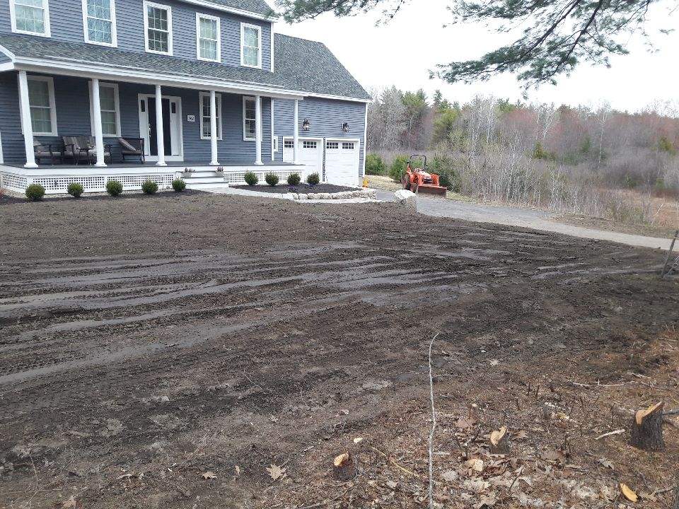 Cleared Land in Front of a Residential Property