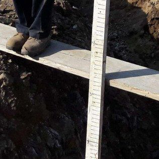 RUNNING A WATER LINE