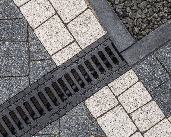 Newly Installed Driveway Drain