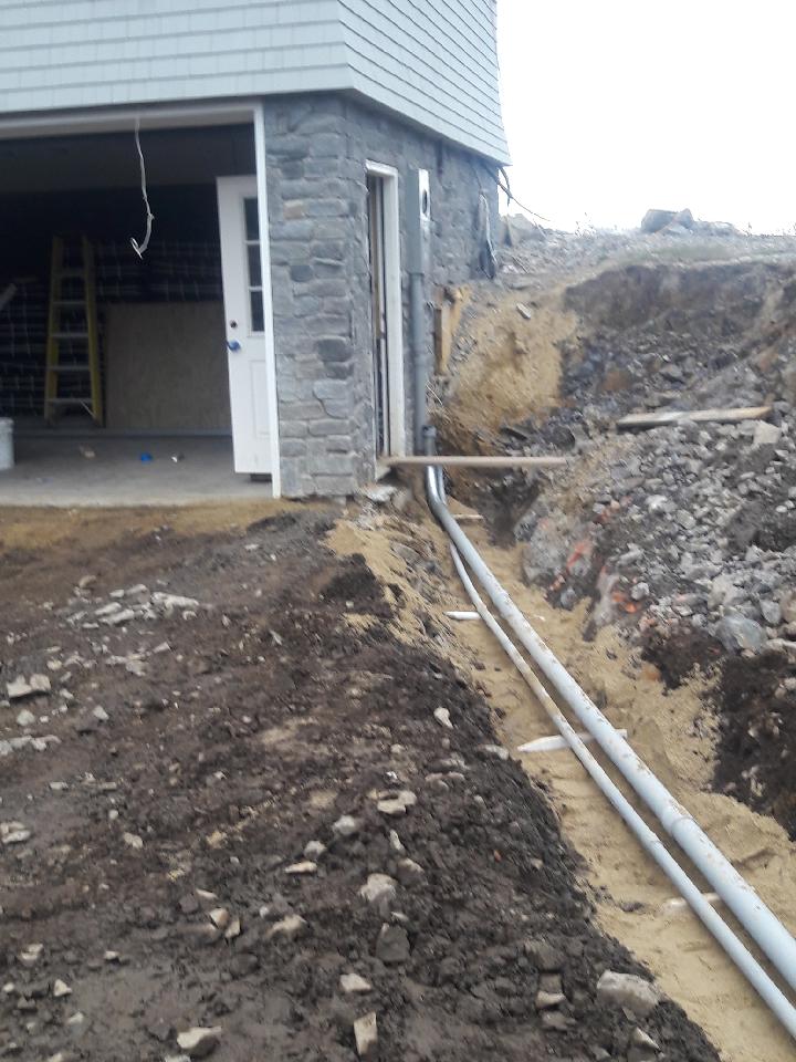 New Installed Pipes for Residential Utility