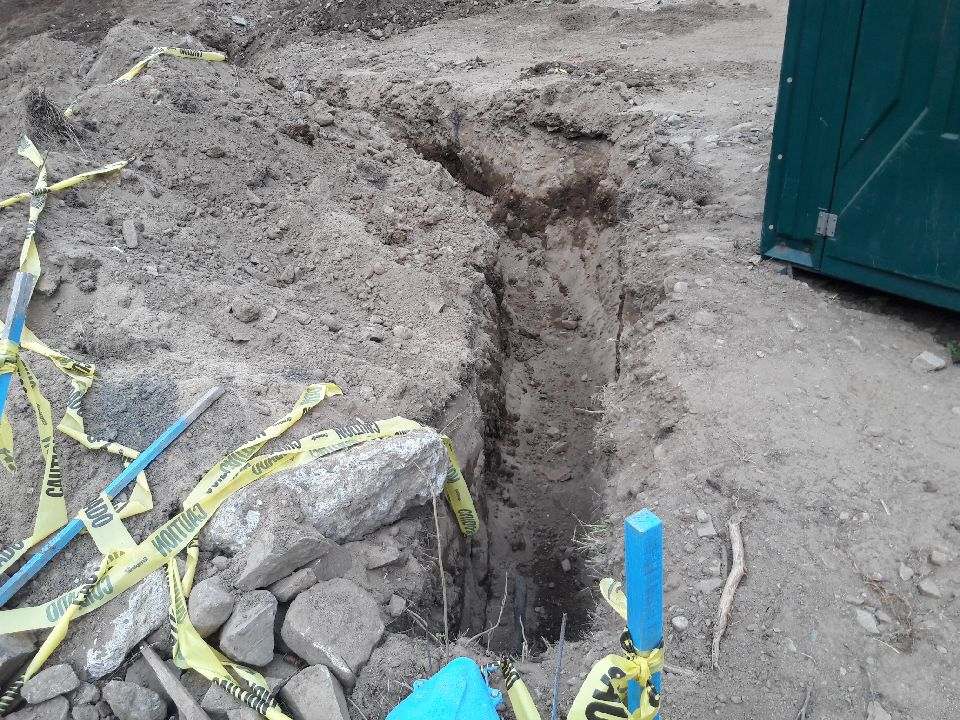 Excavated Soil for Pipe Lining