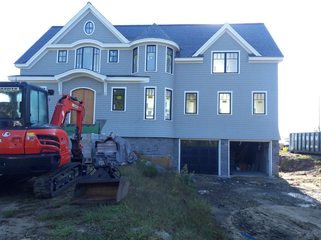 SITE WORK FOR MILLION DOLLAR HOME