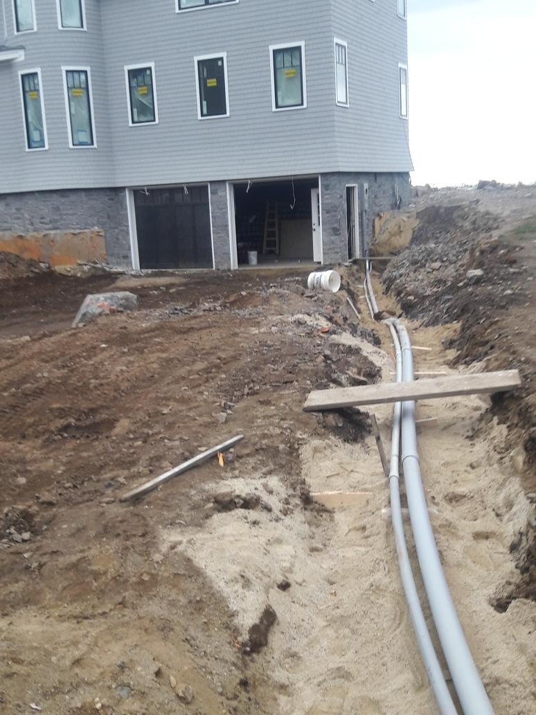 Utility Pipes for Water Line