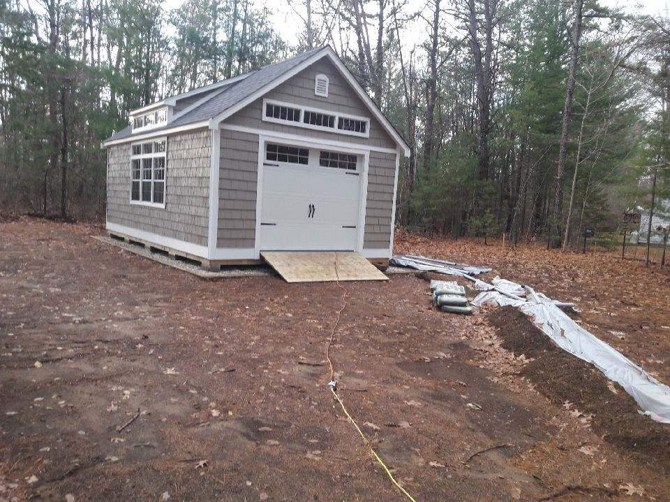 Utility Line For a Shed