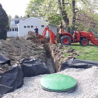 French Drain Line Excavation