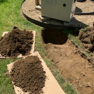 Excess Soil from the Excavated Site