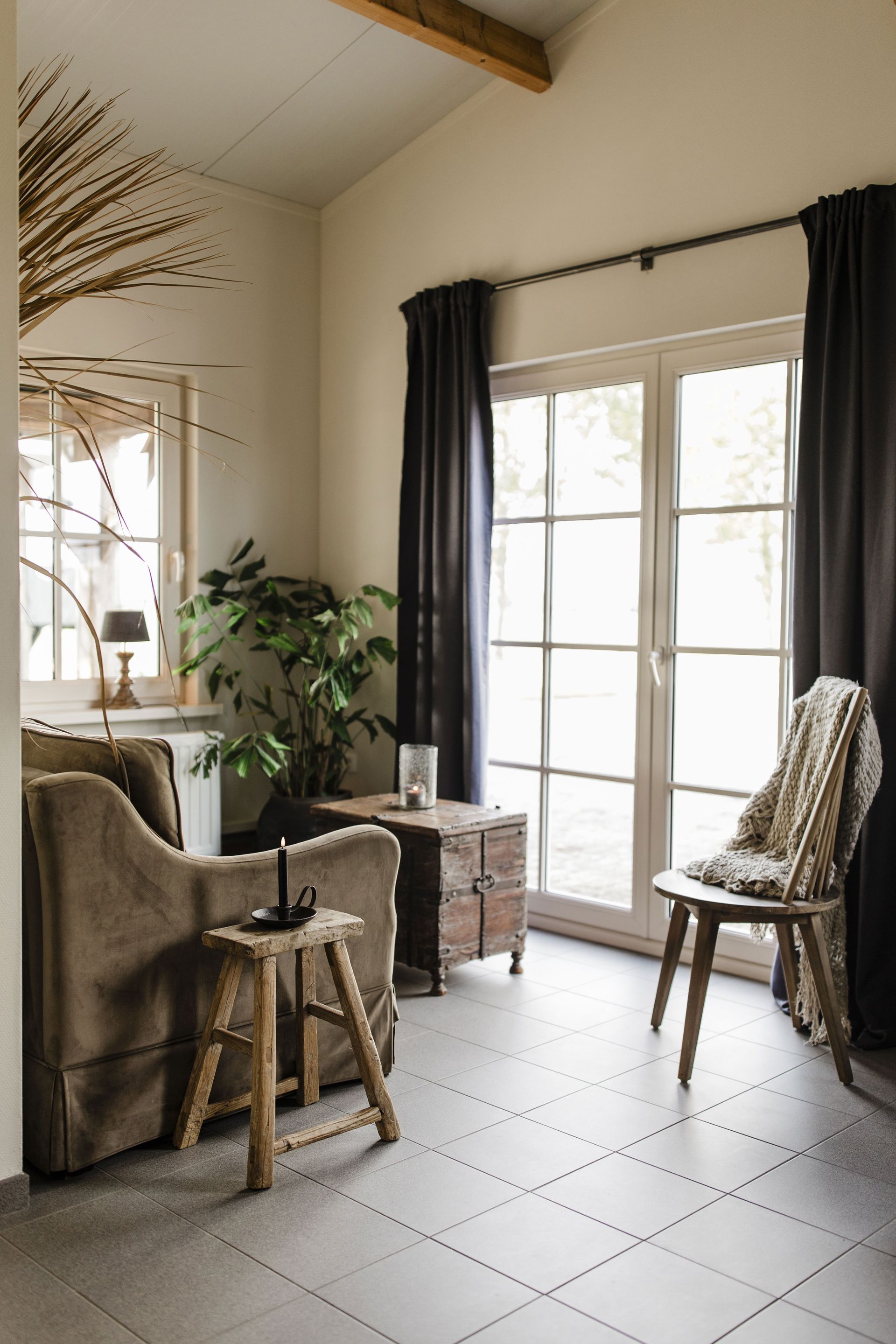 Huys en Hoeve Bed and Breakfast Hoek Zeeland woonkamer