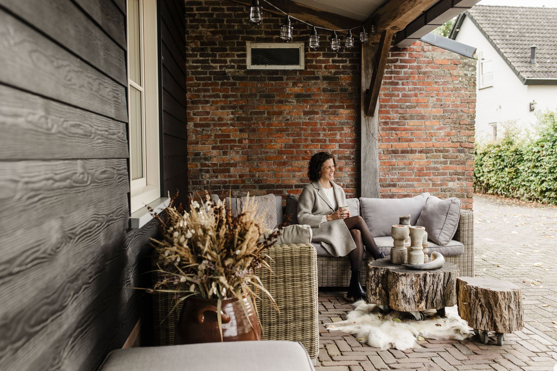 Huys en Hoeve Bed and Breakfast Hoek Zeeland loungeterras