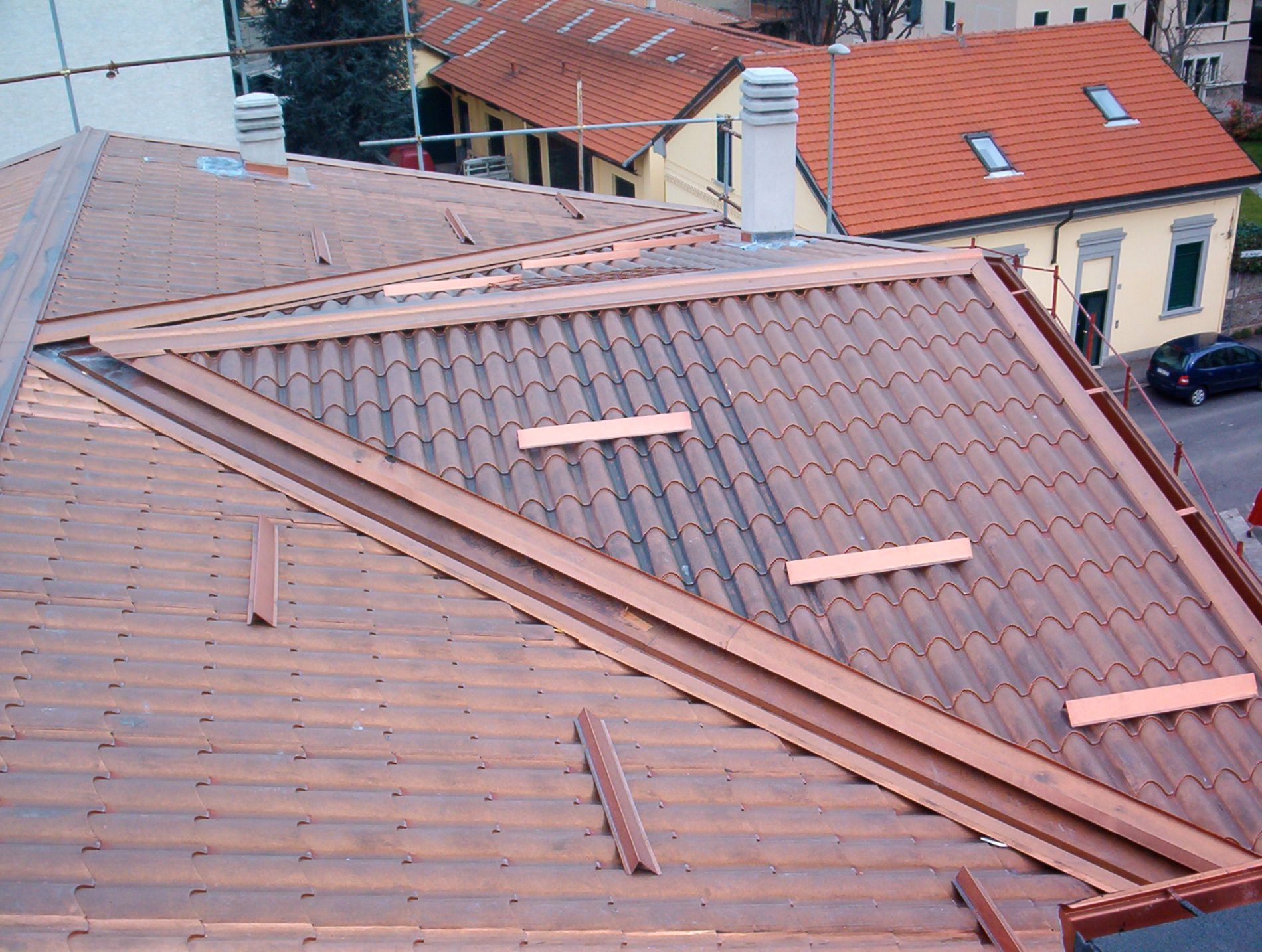 canaline di scolo tetto