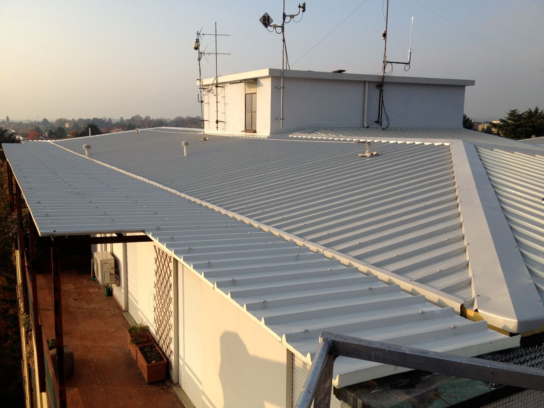 copertura industriale in lamiera