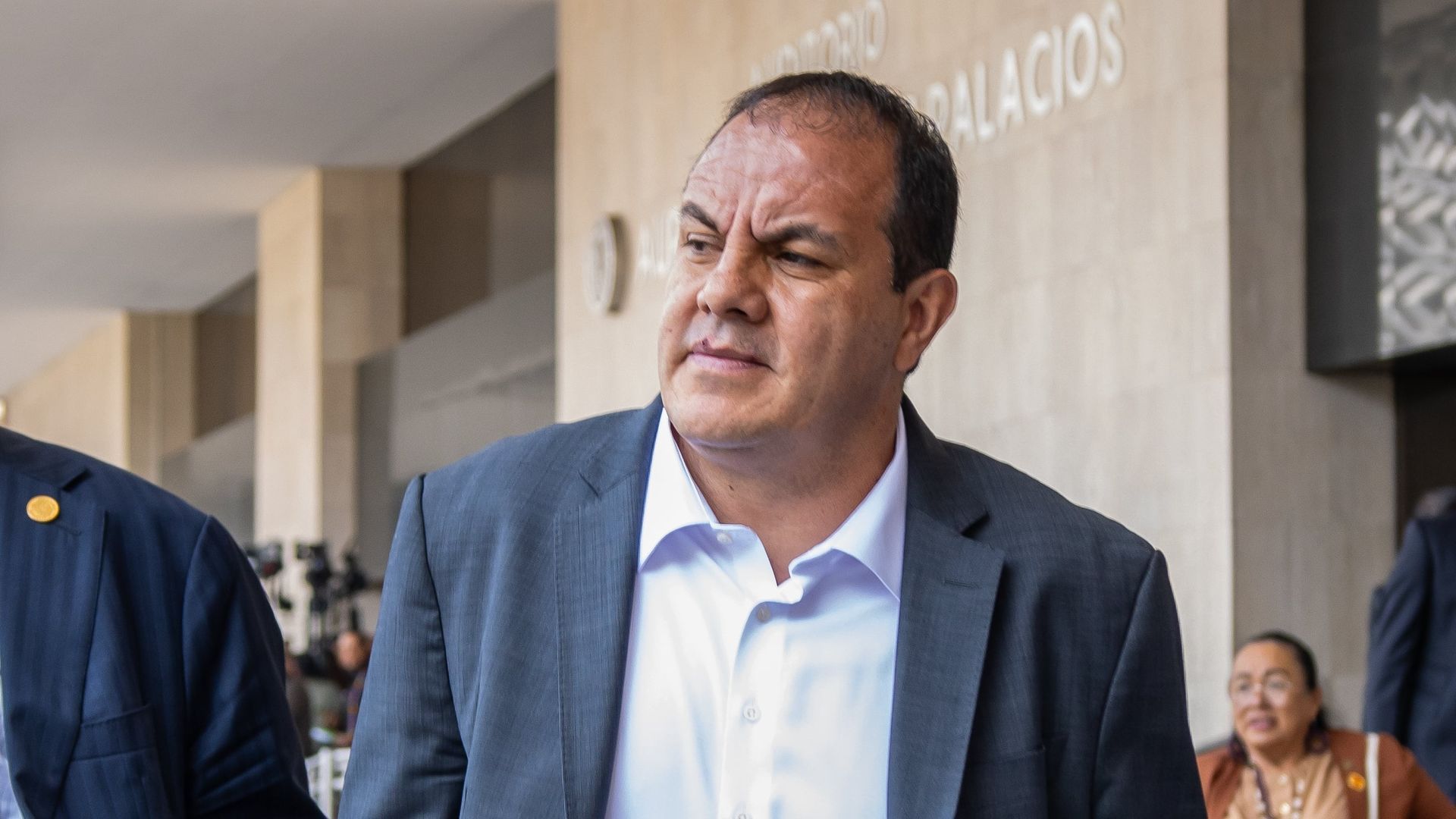 Cuauhtémoc Blanco en la Cámara de Diputados, en Ciudad de México, el 25 de marzo de 2025.