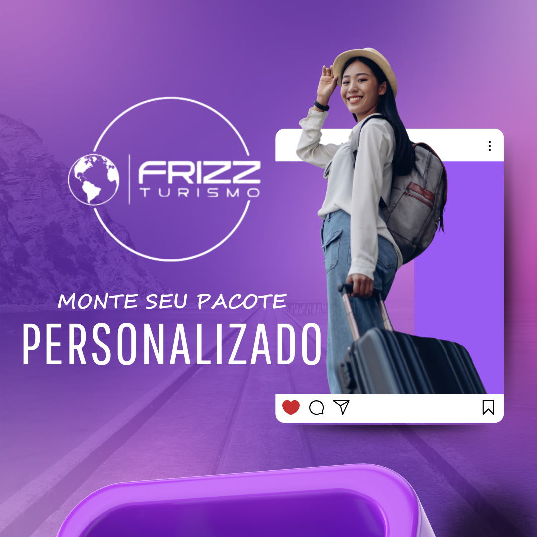 montar pacote de viagem personalizado