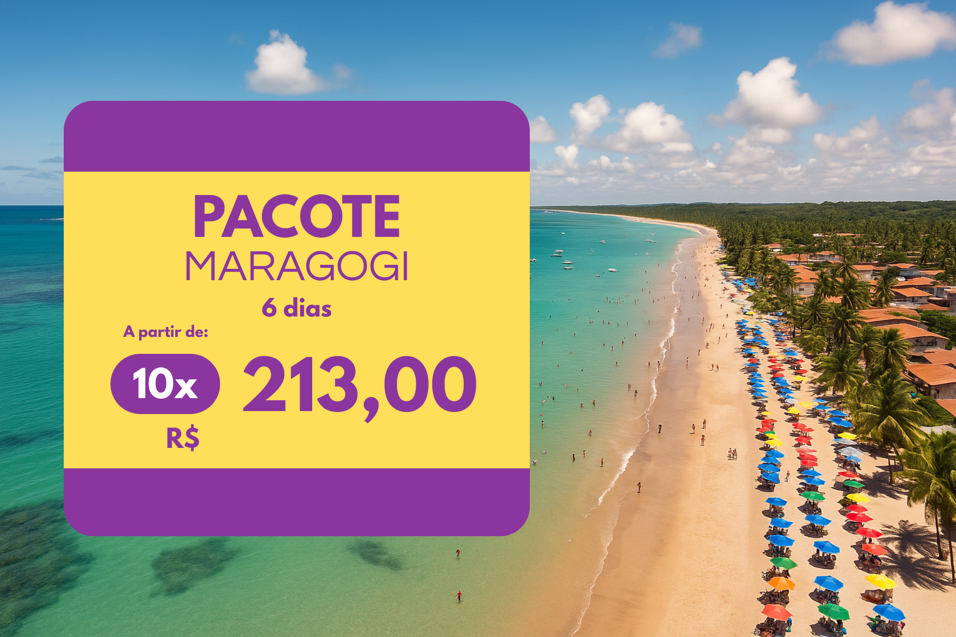viagem para maragogi