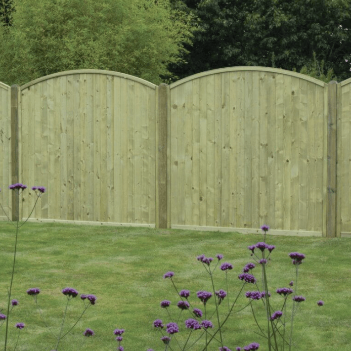 Fencing contractors Northampton. Groove Arched