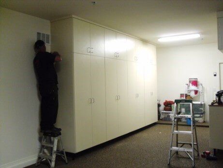 Finishing garage cabinet - Custom Closets in Glendale, AZ