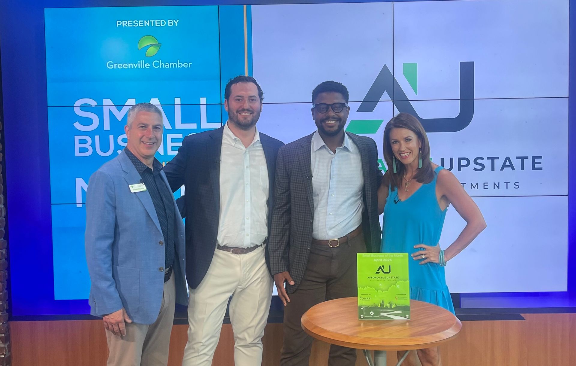 Affordable Upstate wins Greenville Chaber Small Business of the Month