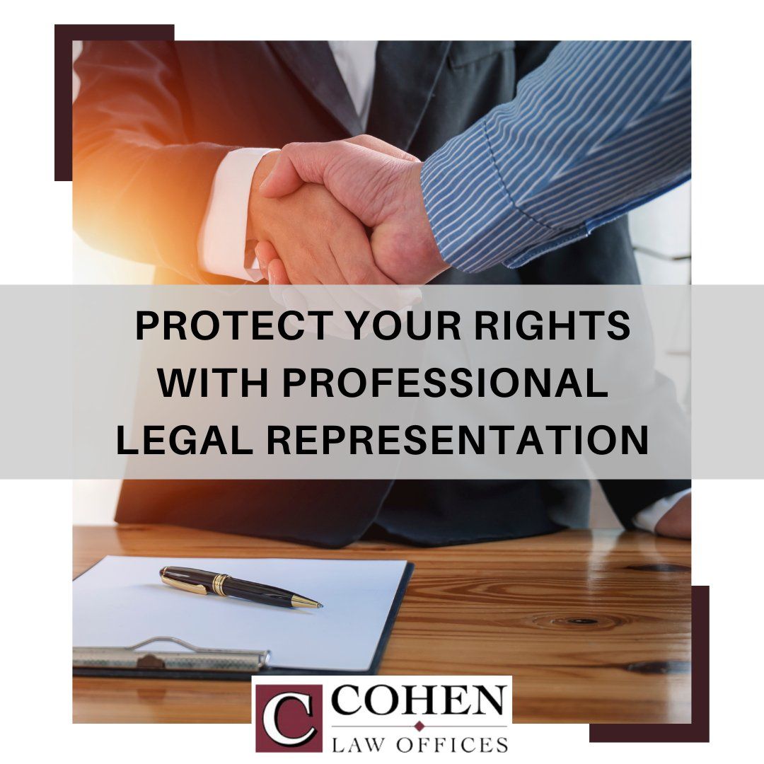 A picture of two men shaking hands with the words protect your rights with professional legal representation.