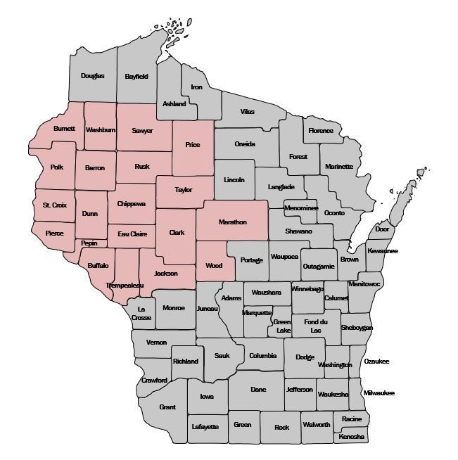 Service Area — Eau Claire, WI — Cohen Law Offices, LLC