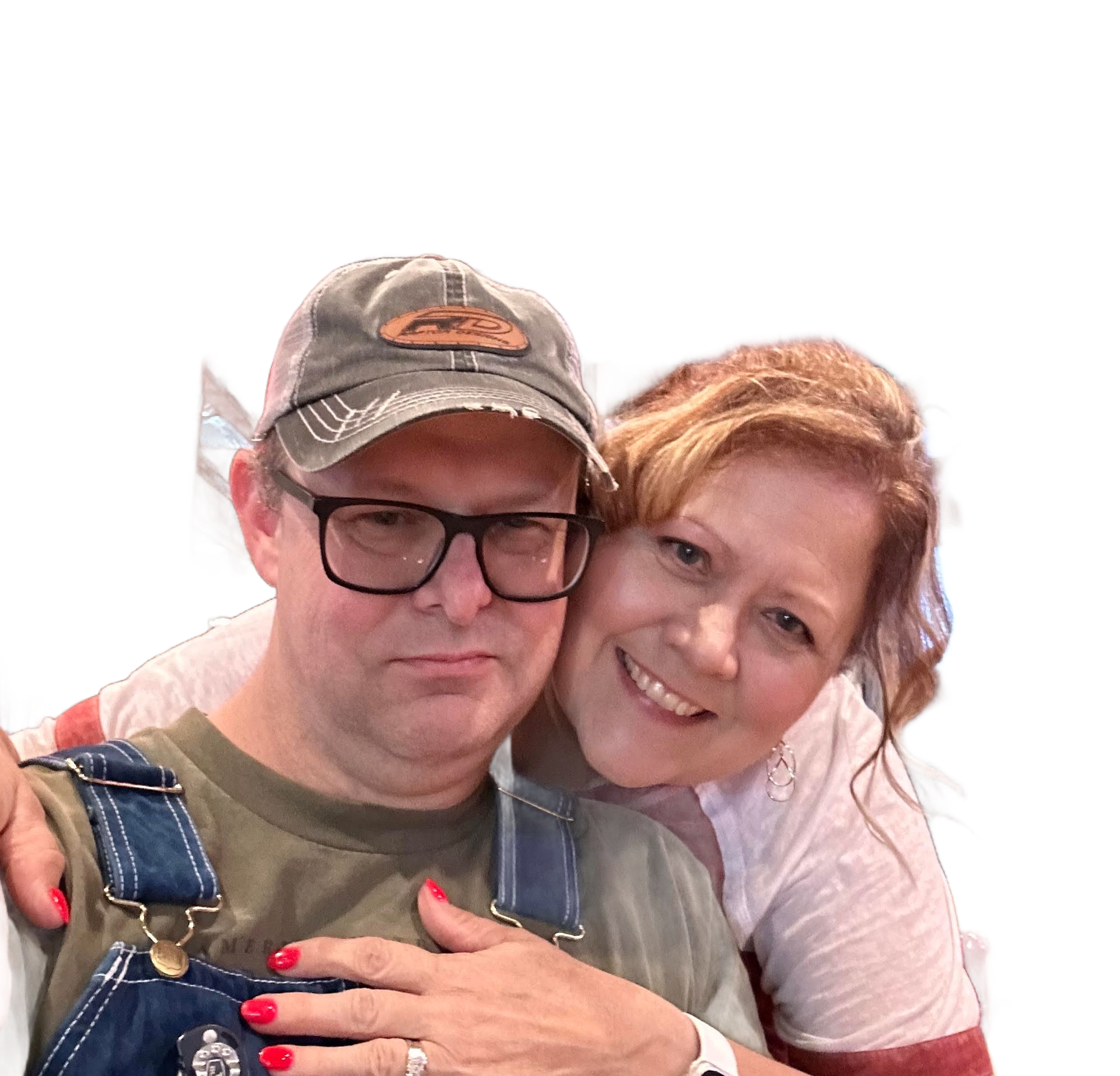 David and April - the owners and operators of North Georgia Water Jet and Woodworks