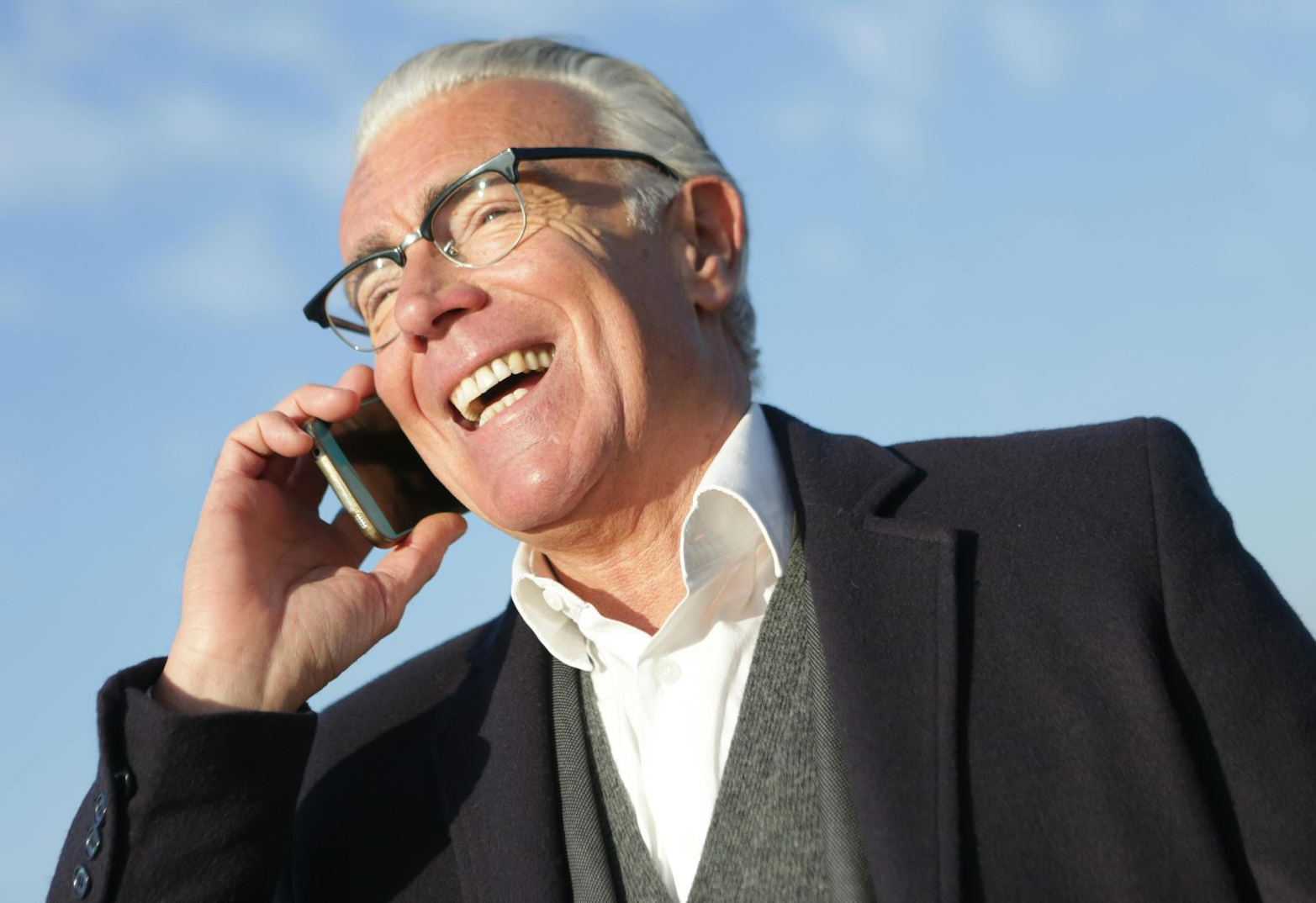 Man on phone