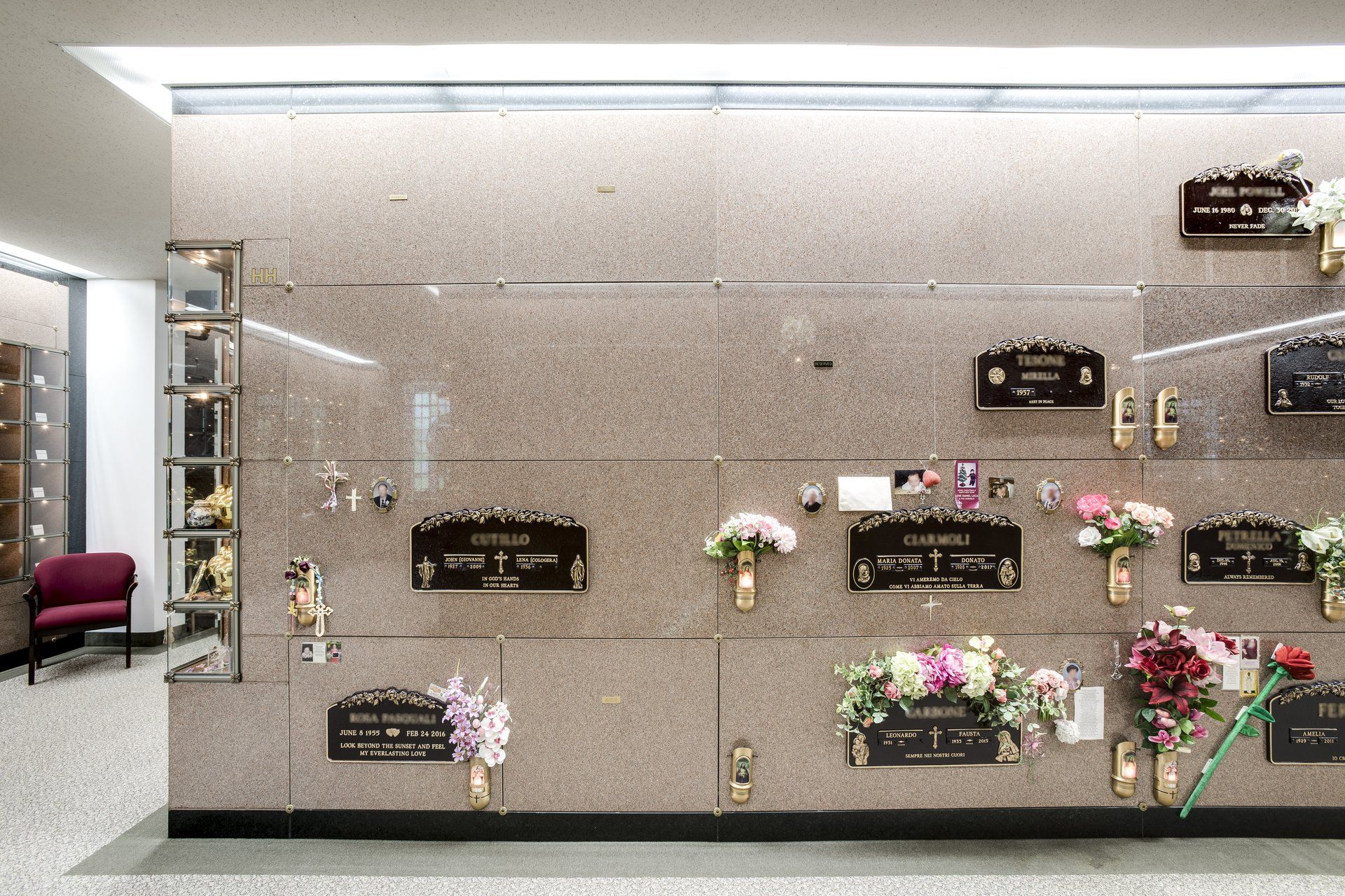 New Mausoleum Crypts Burlington Memorial Burlington cemeteries