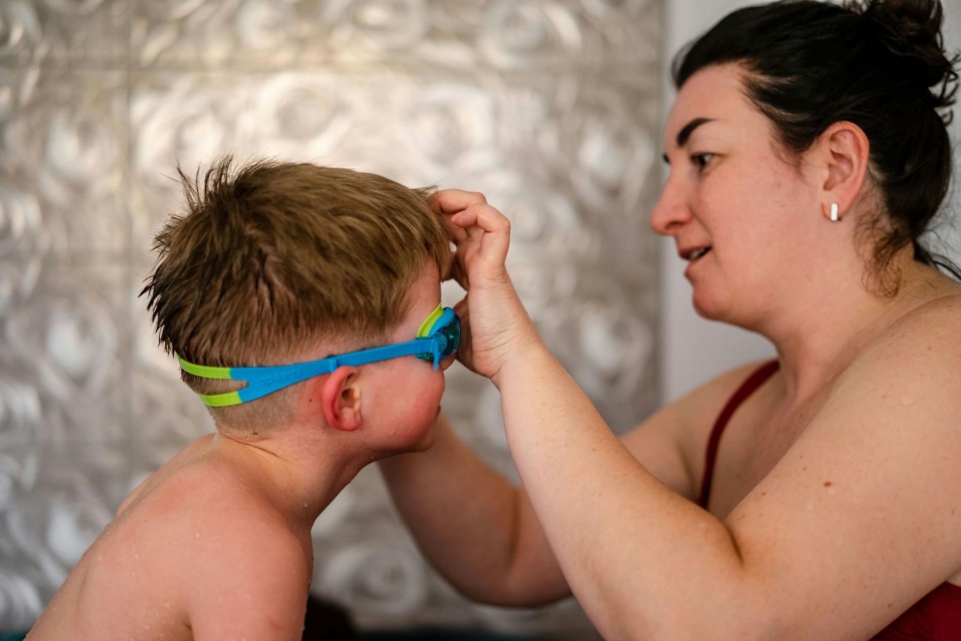 Mother child swimming lessons in Virginia Beach VA