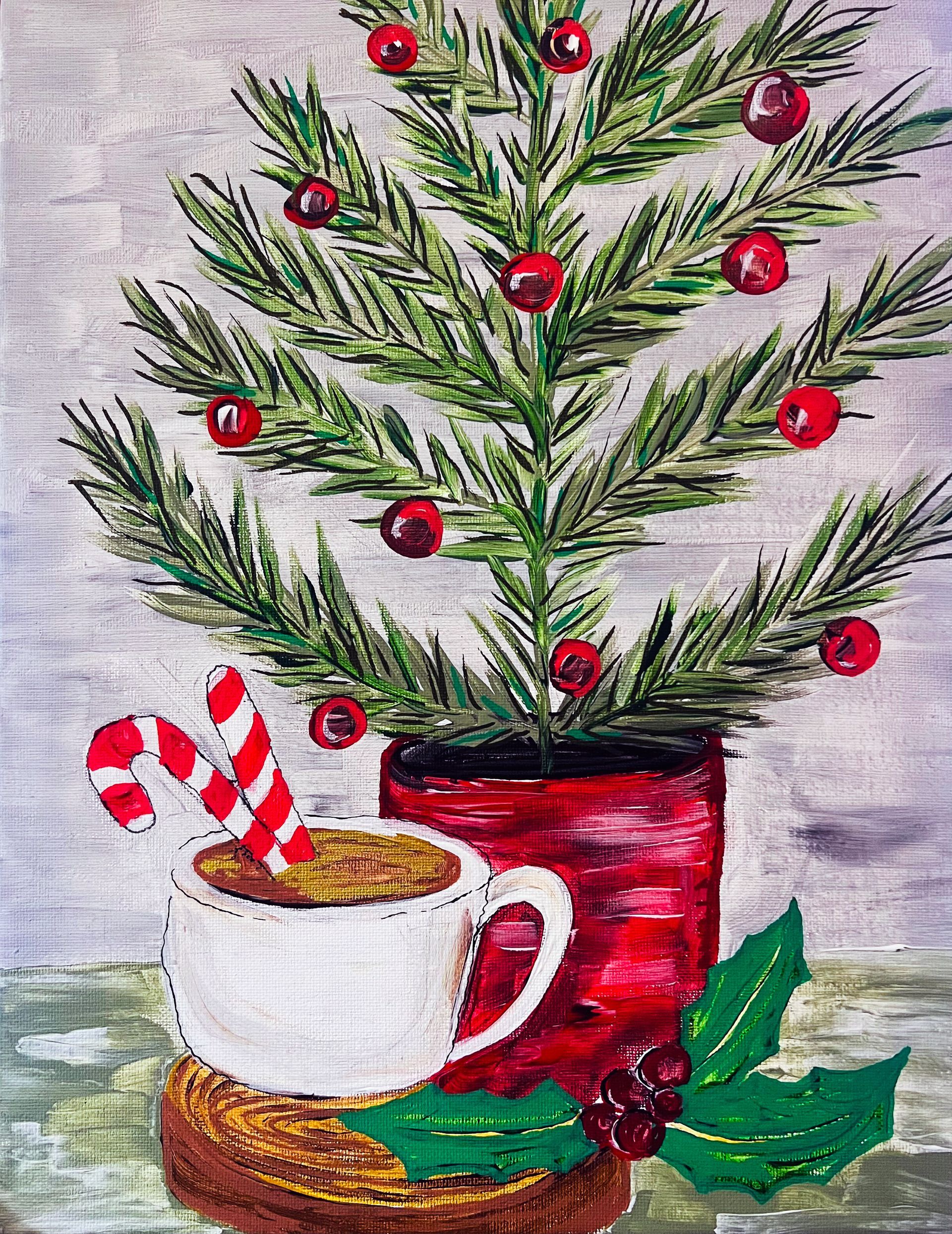 candy cane evergreen dreams