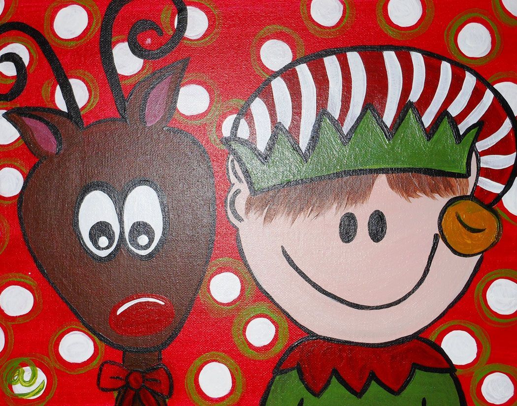 elf and rudolf