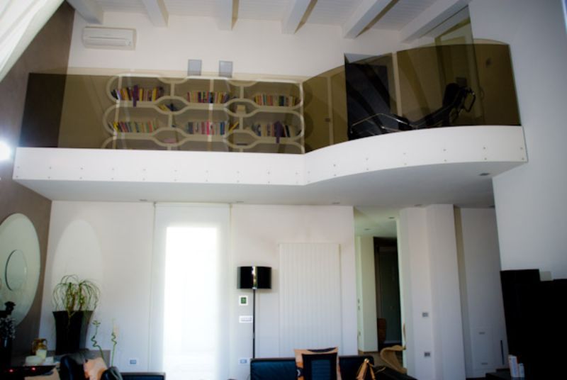 Parapetto per soppalco