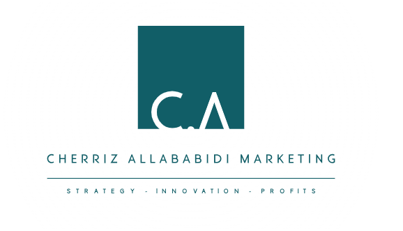a logo for cherriz allababidi marketing strategy innovation profits