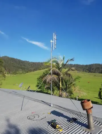 TV Antenna On Rural Roof — Mr TV Antenna in Ballina, NSW