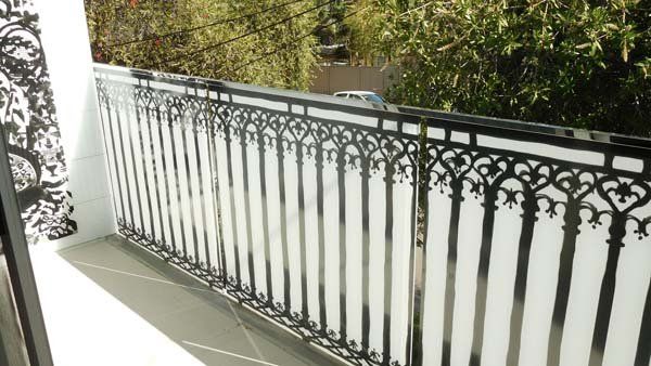 glass cladded terrace