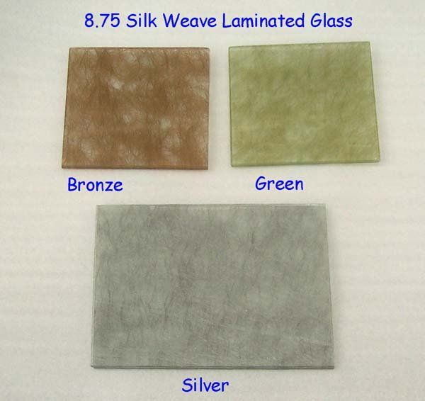 silkweave glass samples