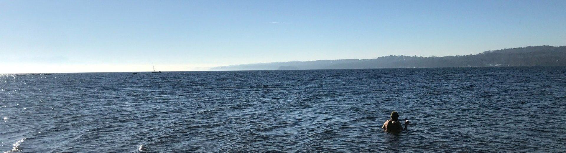Bavarian Ocean, Starnberger See, Januar, kaltes Wasser