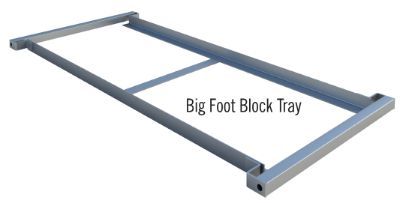 Kentledge blocks (ballast blocks) | Big Foot Block Tray