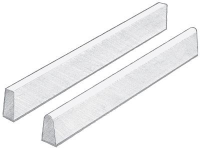 Wet-cast edgings, bollards and gulley surrounds - CONCRETE EDGINGS