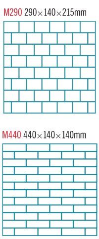 Concrete midi blocks 10.4N/mm² & 17.5N/mm²